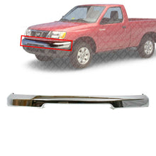 Load image into Gallery viewer, Front Bumper Chrome Steel Center For 1998-2000 Nissan Frontier