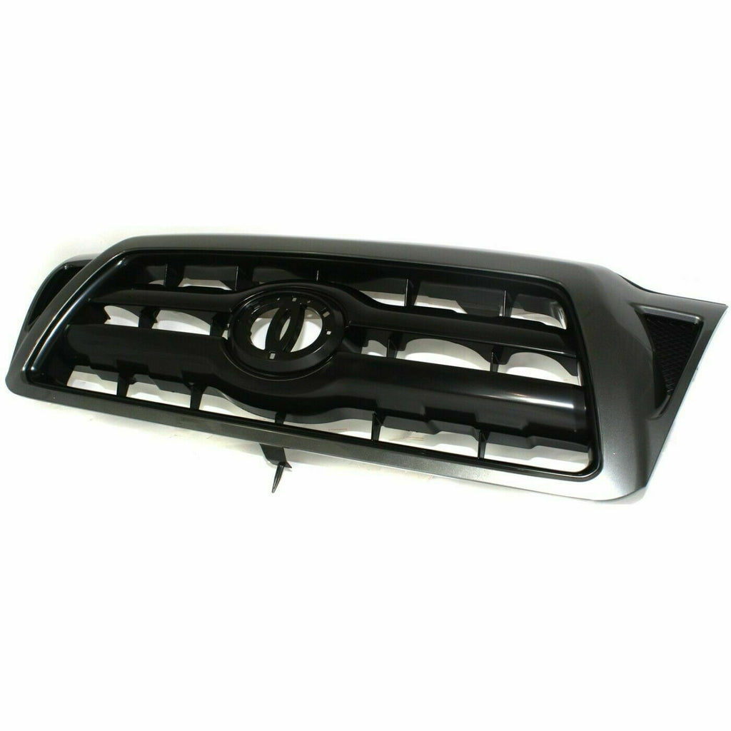 Front Grille Assembly Paintable Shell & Insert For 2005-2008 Toyota Tacoma