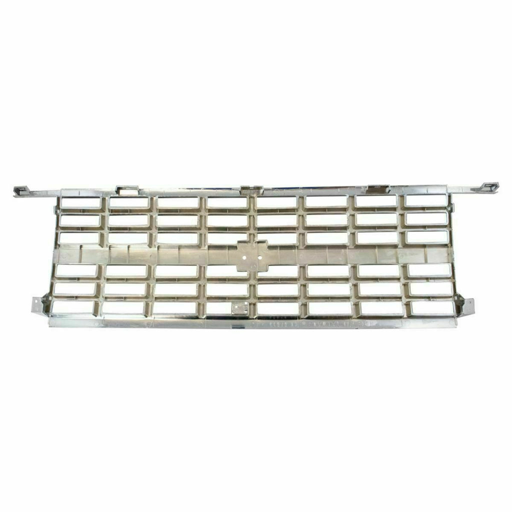 Front Chrome Grille with Dual Headlights For 89-91 Chevrolet Blazer Suburban R/V