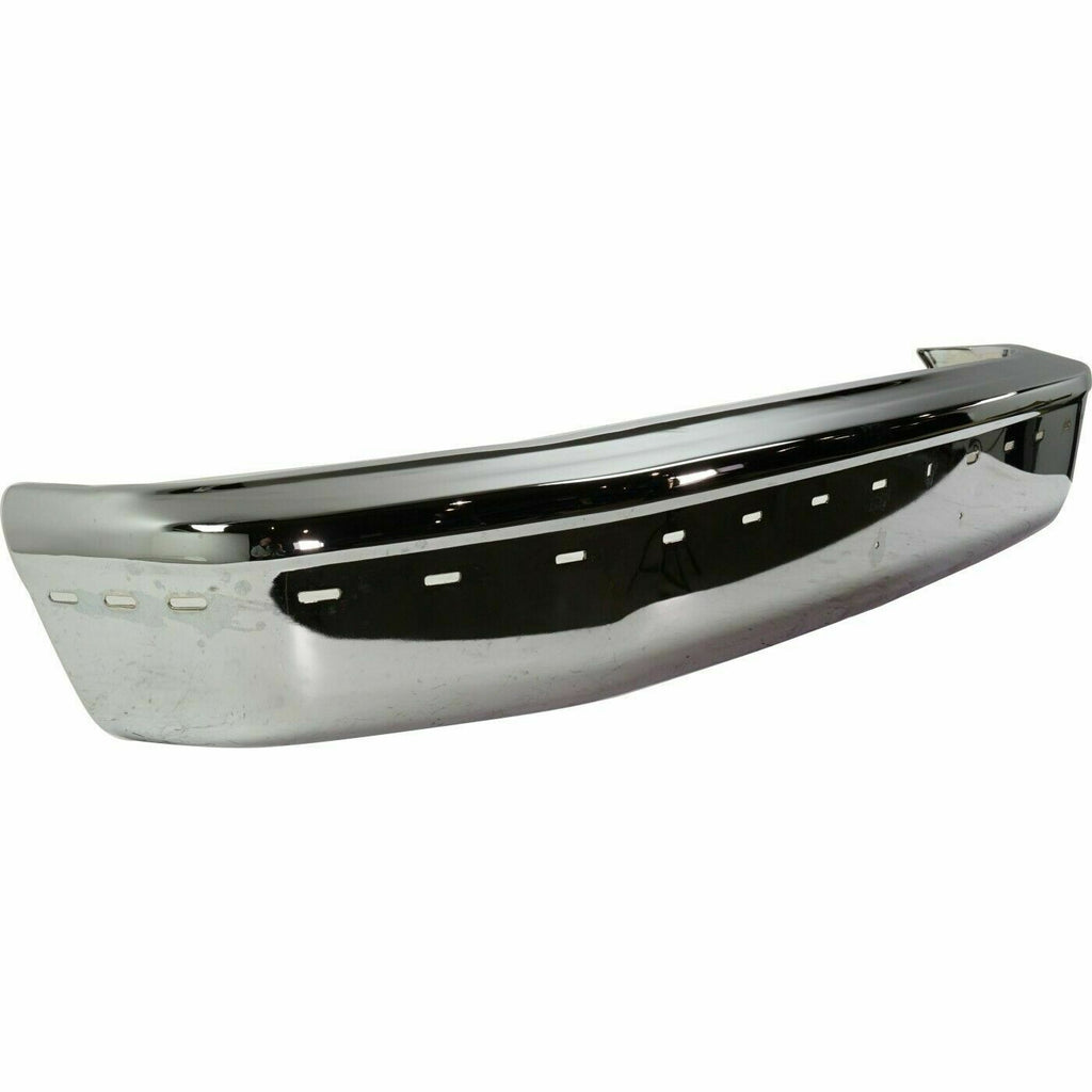 Front Bumper Chrome With Molding Holes For 1992-96 Ford F-150 1997 F-250 F-350