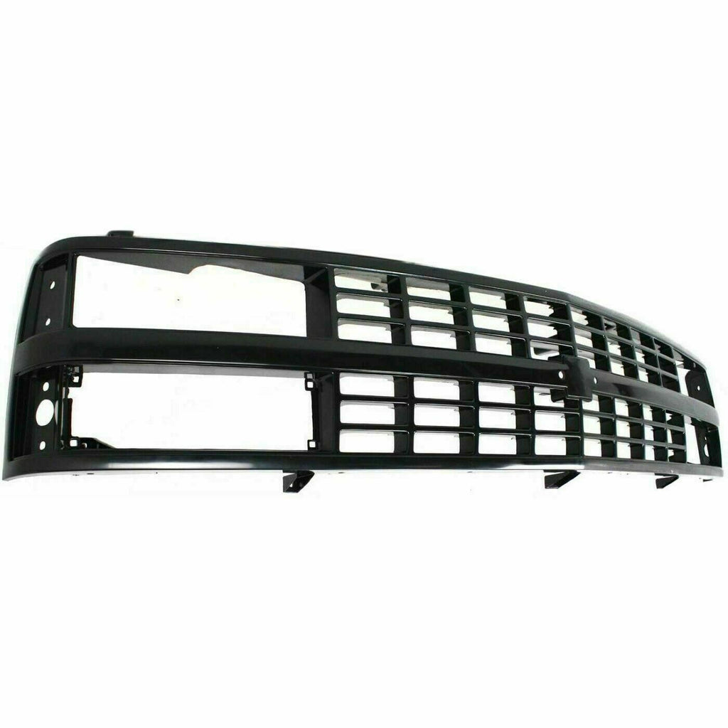 Front Grille Primed Shell & Insert Plastic For 1988-1993 Chevrolet C/K Series