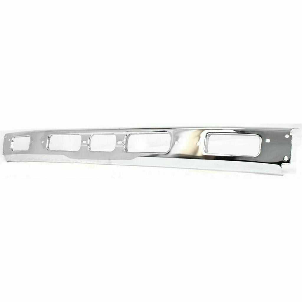 Front Bumper Steel Chrome With Fog Lamp Holes For 1982-1983 Toyota Pickup 4WD