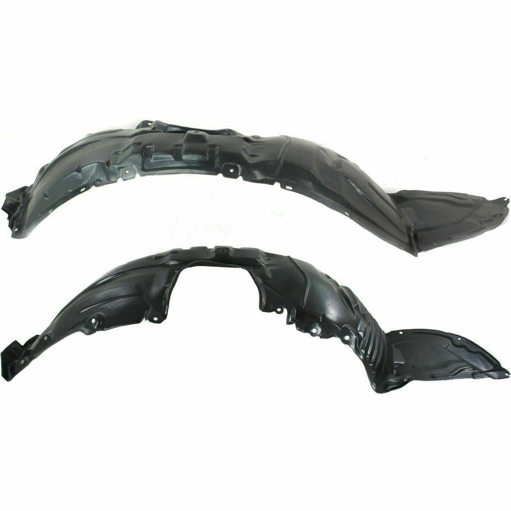 Front + Rear Engine Splash Shield Undercover + Fender Liners For 2010-13 Mazda 3