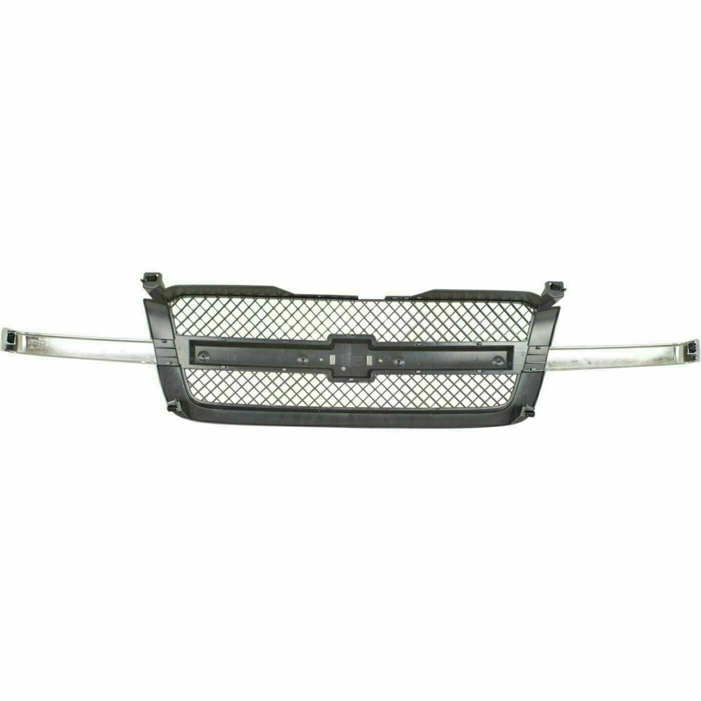 Front Grille Chrome Molding Strip For 2003-2006 Silverado Avalanche 1500-2500