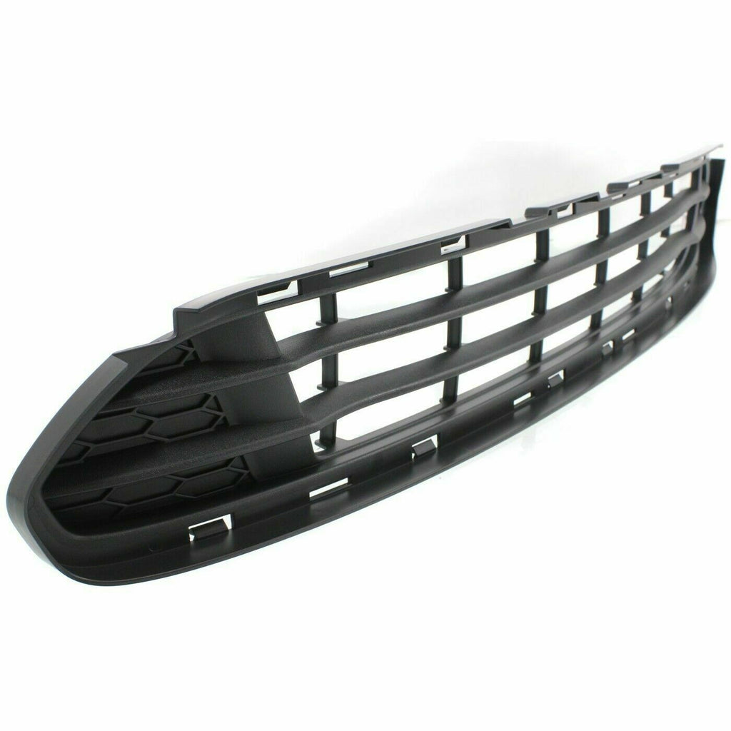 Front Bumper Lower Grille Center Textured Gray Plastic For 2010-2012 Ford Fusion