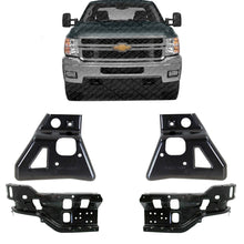 Load image into Gallery viewer, Front Bumper Brackets Outer+ Impact LH &amp; RH Side For 11-14 Silverado 2500HD 3500