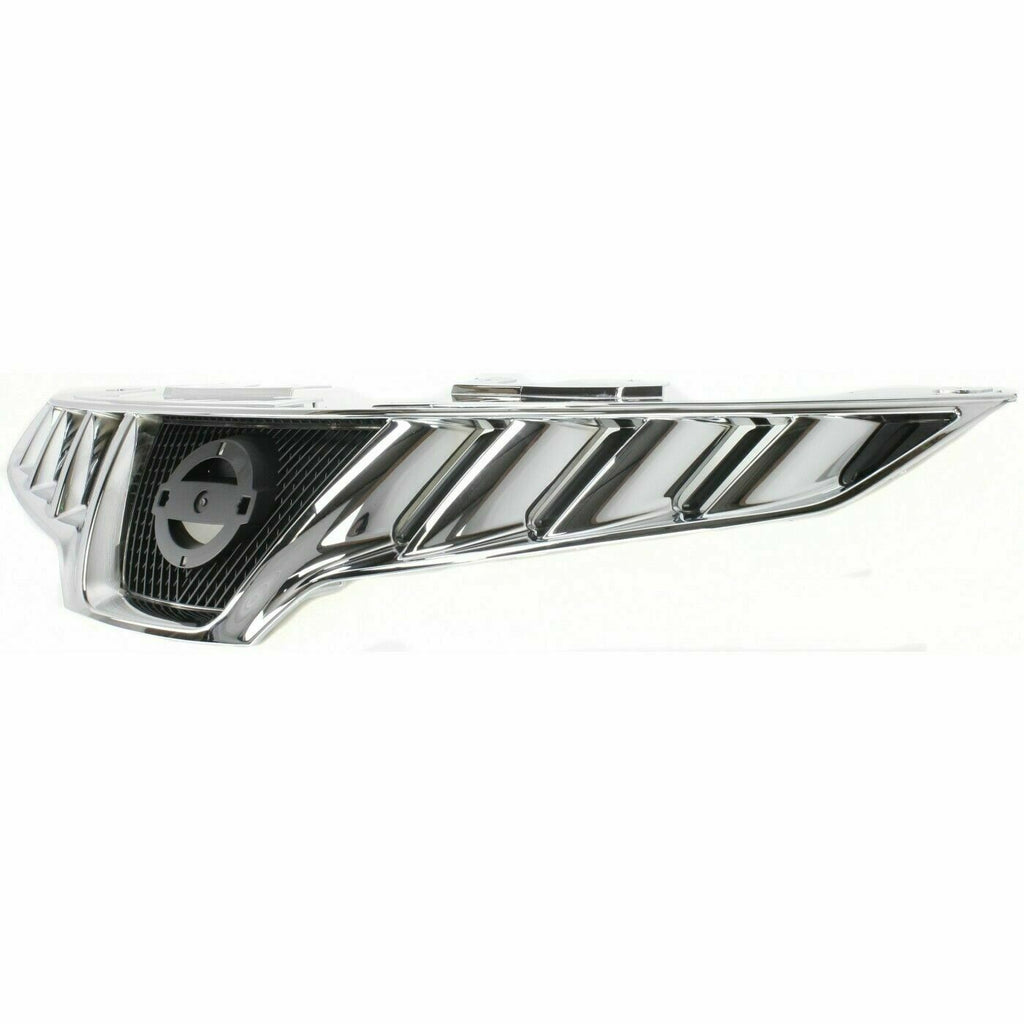 Front Grille Chrome Shell With Black Insert Plastic For 2009-2010 Nissan Murano