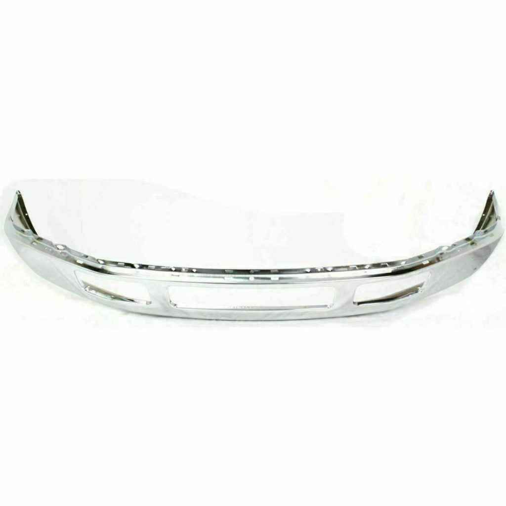 Front Bumper Chrome Steel + Bracket For 2005-2007 Ford F-250 F-350 Super Duty