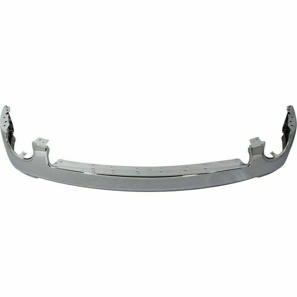 Front Bumper Chrome + Valance + Extension Bracket For 2007-2013 GMC Sierra 1500