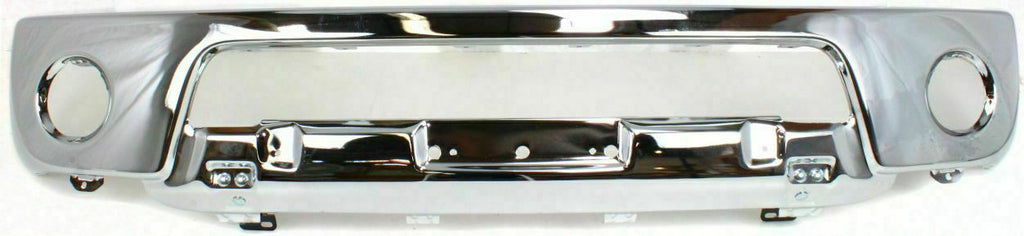 Front Bumper Lower Chrome Steel w/ Fog Light Holes For 2005-2008 Nissan Frontier