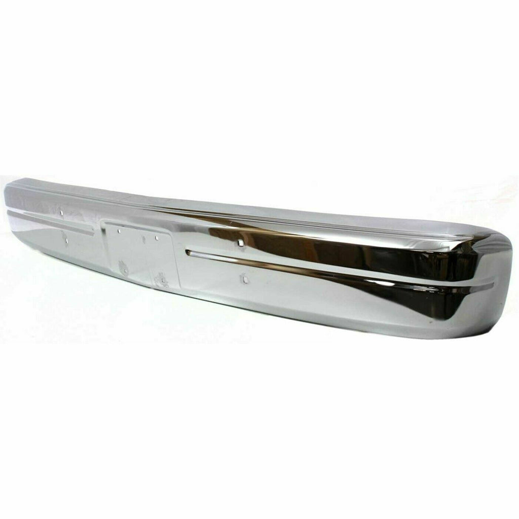 Front Bumper Face Bar Chrome Steel For 1986-1993 Dodge D250 W250