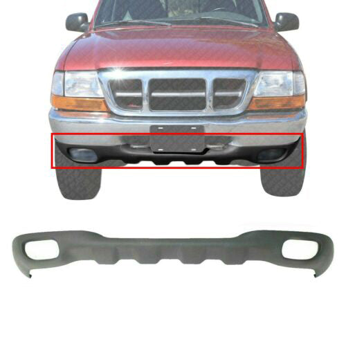 Front Bumper Lower Valance panel Textured Dark Gray For 1998-2000 Ford Ranger