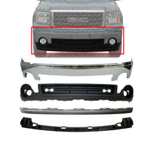 Load image into Gallery viewer, Front Bumper Chrome + Valance + Extension Bracket For 2007-2013 GMC Sierra 1500