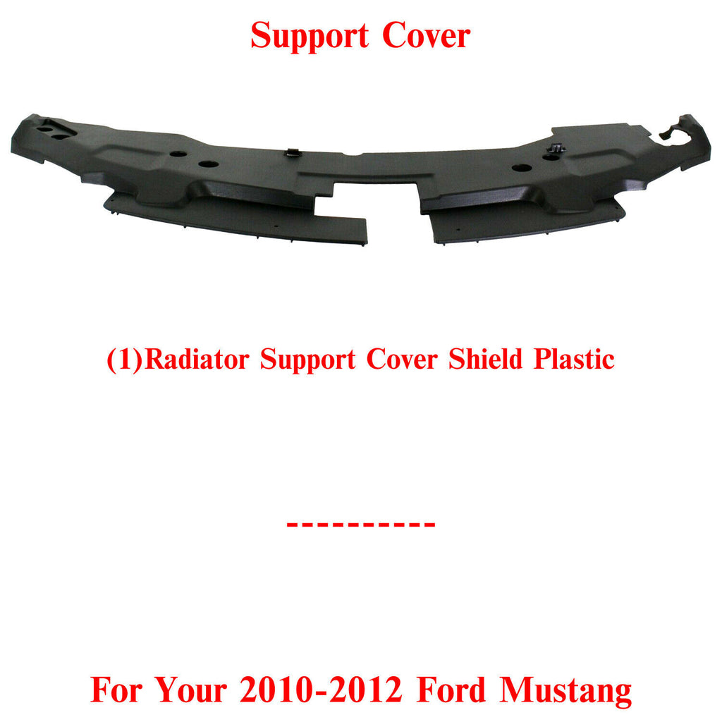 Front Radiator Support Cover Shield For 2010 - 2012 Ford Mustang