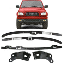 Load image into Gallery viewer, Front Bumper Brackets + Center Retainer LH &amp; RH Side + For 2001-04 Toyota Tacoma