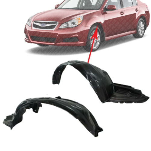 Front Splash Shield Fender Liner Left & Right Side For 2008-2011 Subaru Impreza