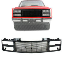 Load image into Gallery viewer, Front Grille Primed Shell and Insert Black For 1988 - 1993 GMC C/K Series