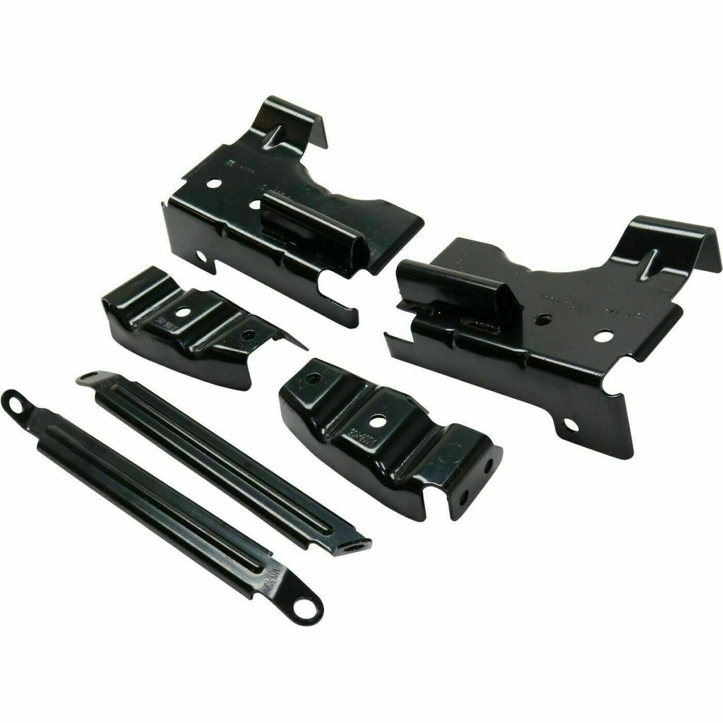 Front Bumper Brackets Kit For 2003-2006 GMC Sierra Pickup 1500 2500 3500