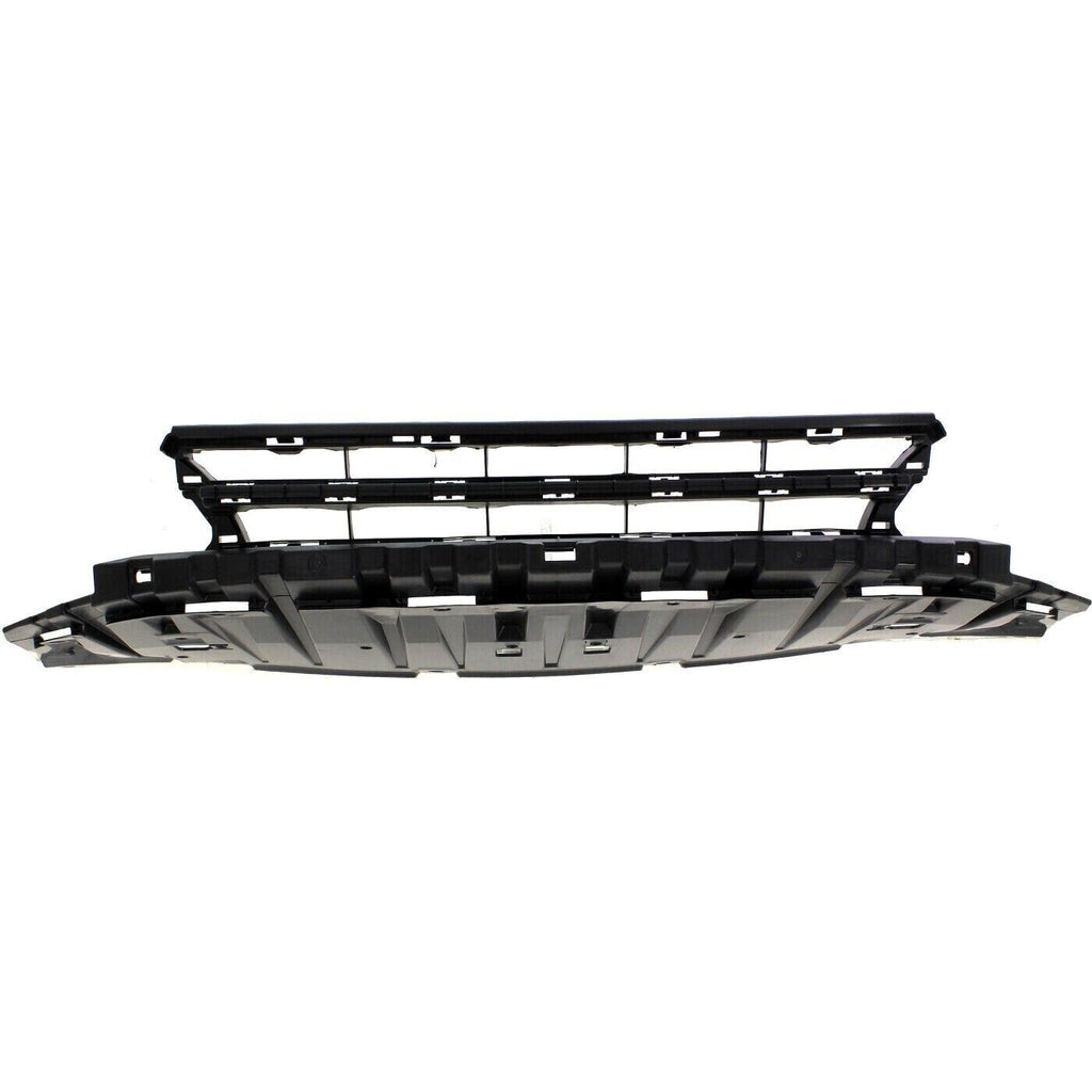 Front Bumper Lower Grille Black Plastic For 2013-2015 Honda Civic Sedan