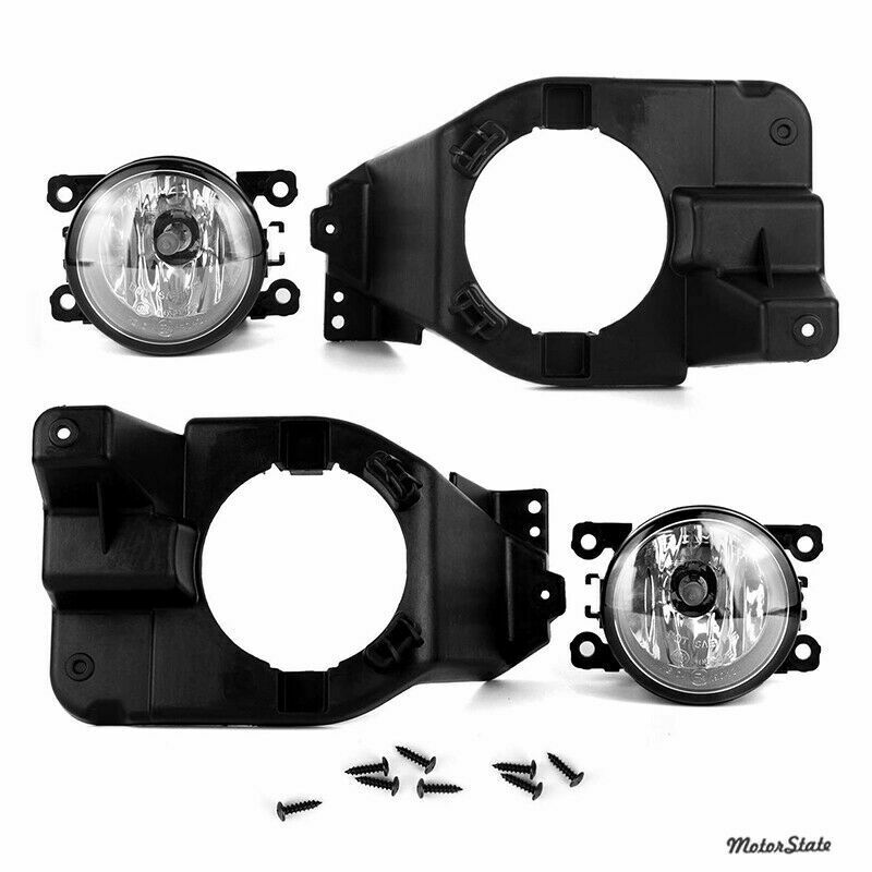 Fog Light Brackets With Bulbs Left & Right Side For 2011-2015 Ford Explorer