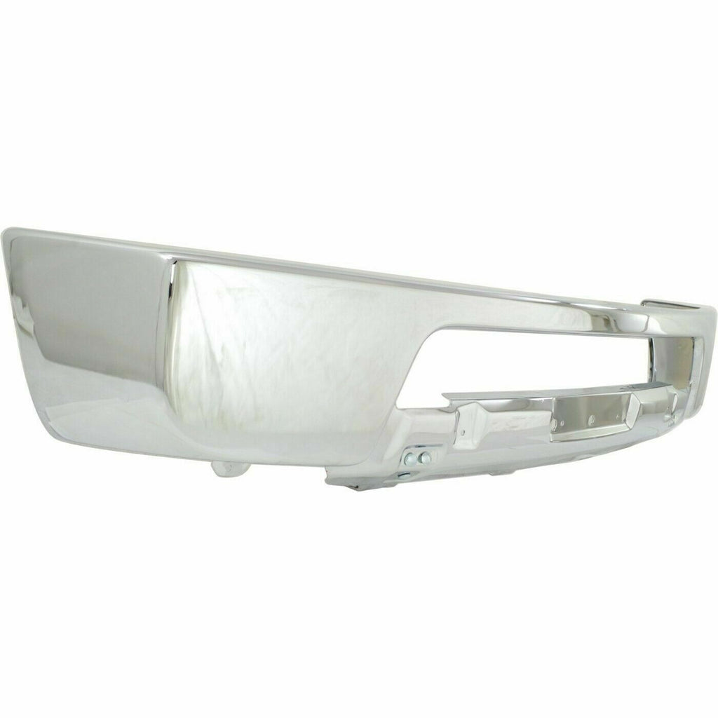 Bumper Chrome Steel + Filler + Retainer + Valance For 2005-2008 Nissan Frontier