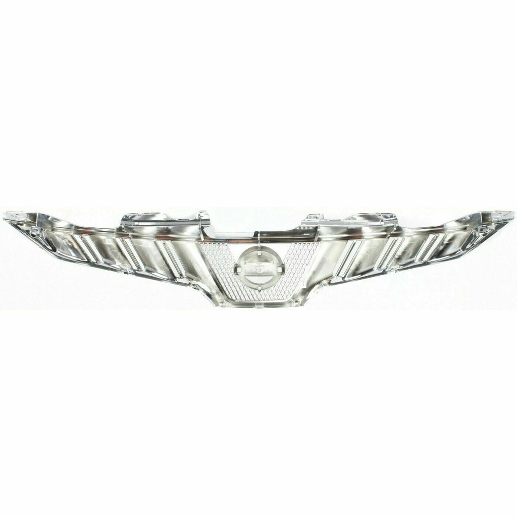 Front Grille Chrome Shell With Black Insert Plastic For 2009-2010 Nissan Murano