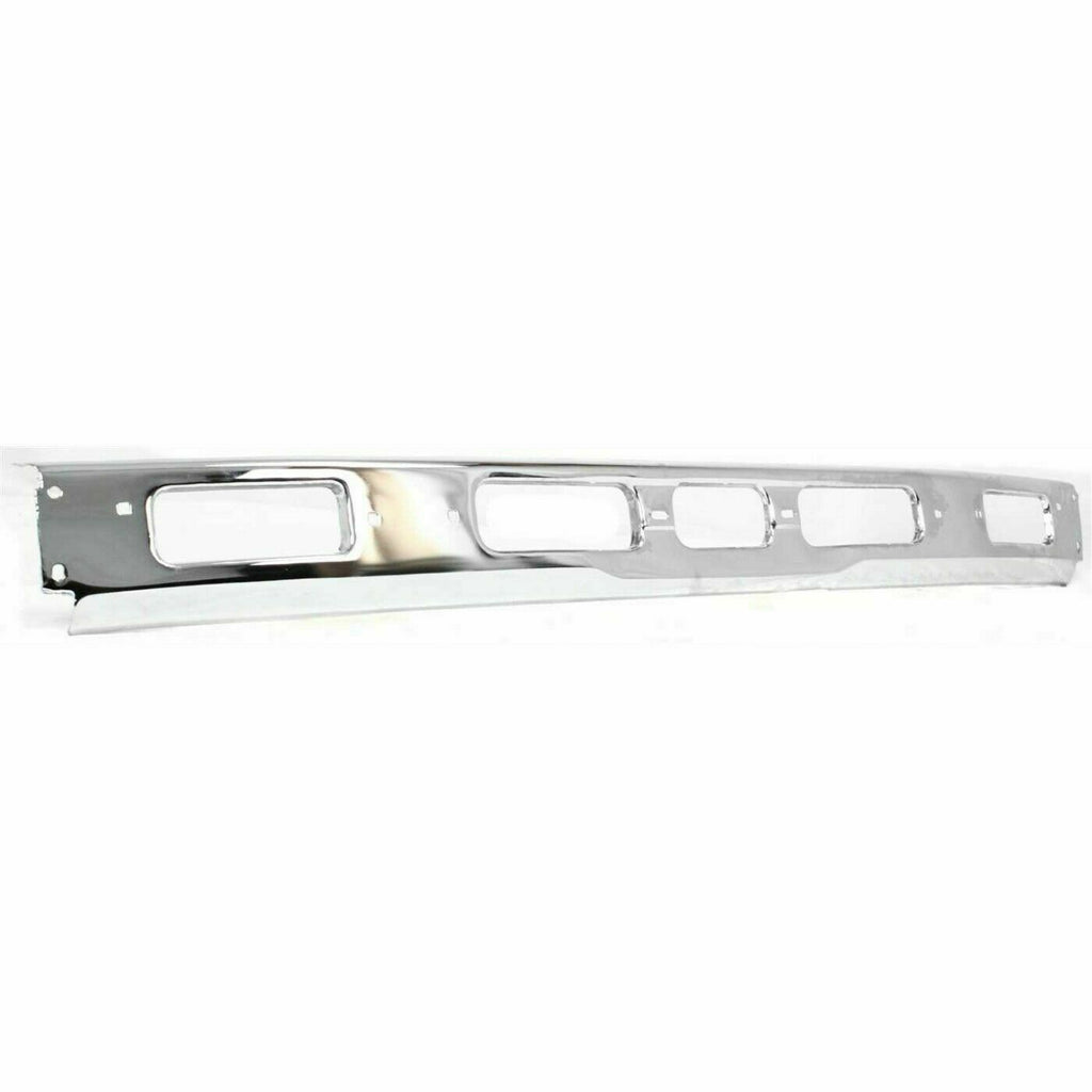 Front Bumper Steel Chrome With Fog Lamp Holes For 1982-1983 Toyota Pickup 4WD