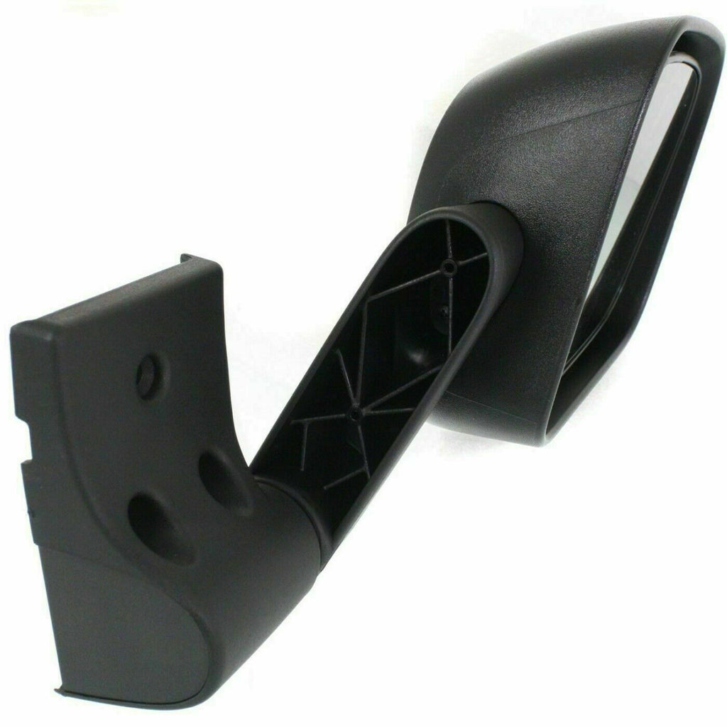 Front Left Driver Side Mirror Manual Folding Black For 2003-2006 Jeep Wrangler