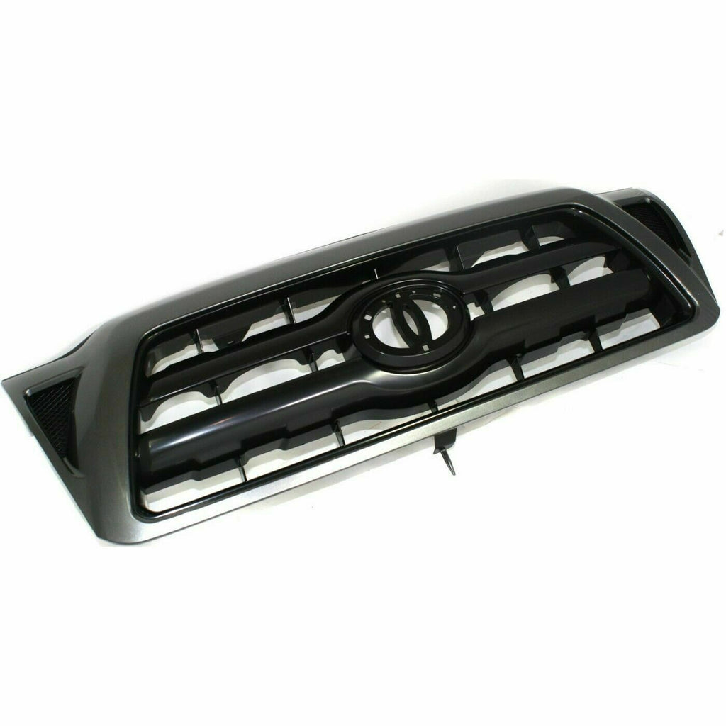 Front Grille Assembly Paintable Shell & Insert For 2005-2008 Toyota Tacoma