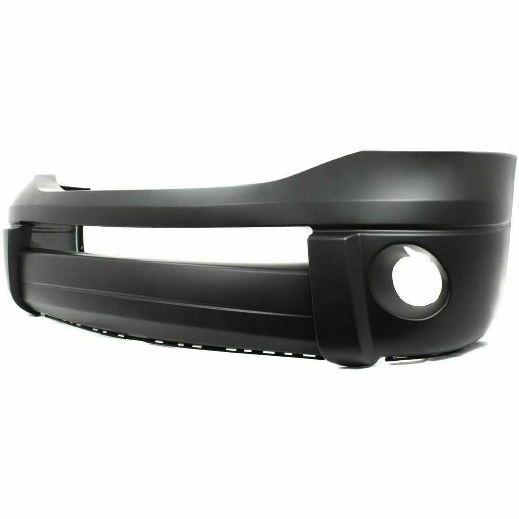 Front Bumper Cover Primed with Fog Light Hole Insert For 2006-2009 Dodge Ram 1500-3500