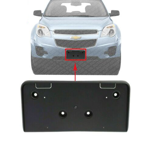 Front License Plate Bracket Textured For 2010-2015 Chevrolet Equinox