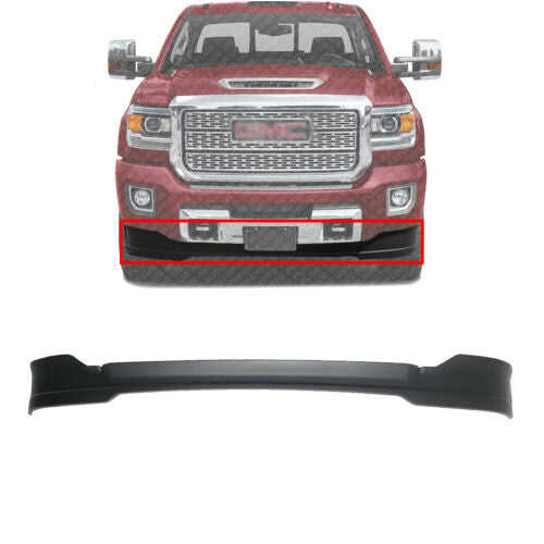 Front Bumper Lower Valance Air Deflector For 2015-2019 GMC Sierra 2500HD 3500HD