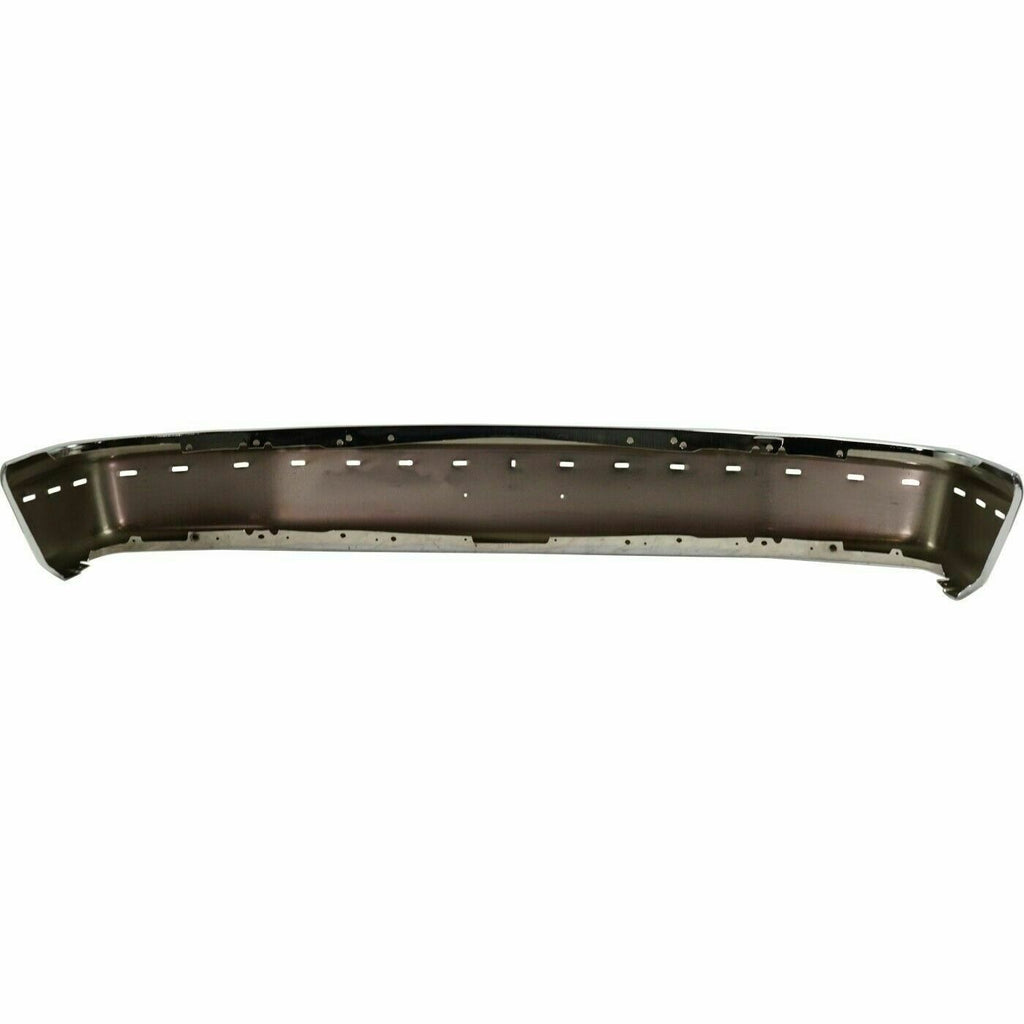 Front Bumper Chrome With Molding Holes For 1992-96 Ford F-150 1997 F-250 F-350