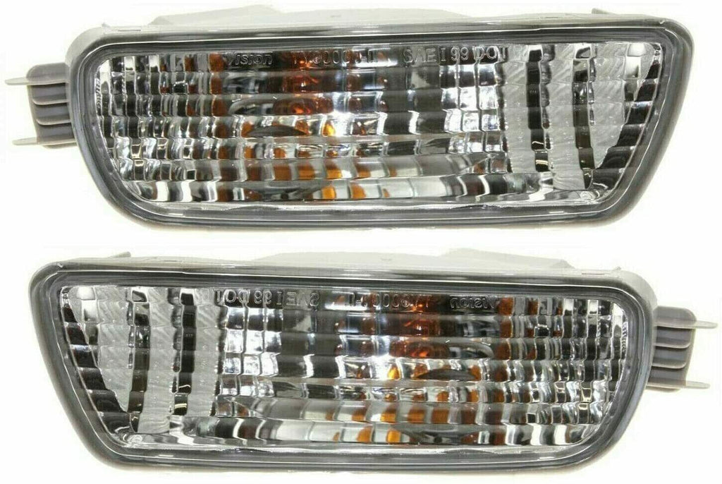 Front Headlight Filler + Signal Light LH & RH Side For 2001-2004 Toyota Tacoma