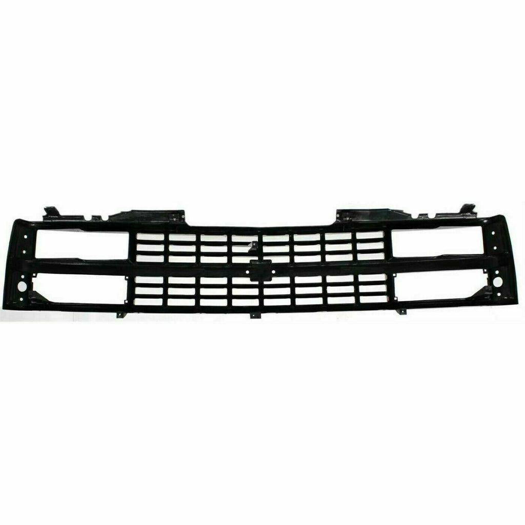 Front Grille Primed Shell & Insert Plastic For 1988-1993 Chevrolet C/K Series