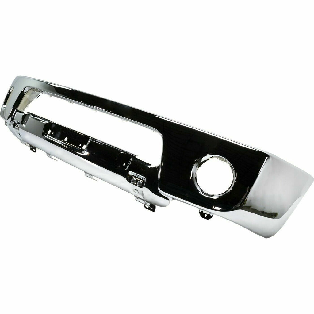 Front Bumper Lower Chrome Steel w/ Fog Light Holes For 2005-2008 Nissan Frontier