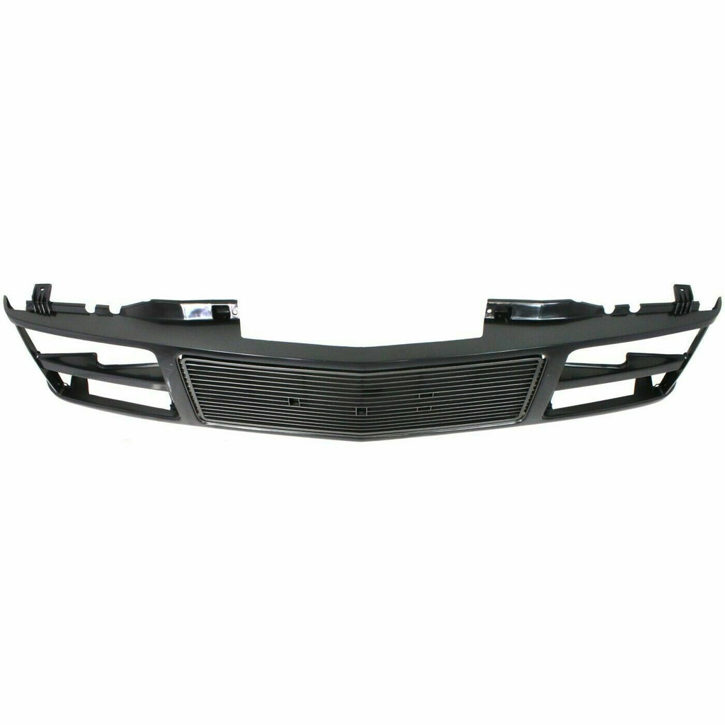 Front Grille Primed Shell and Insert Black For 1988 - 1993 GMC C/K Series