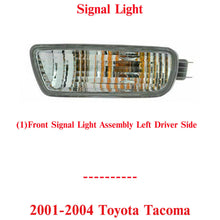 Load image into Gallery viewer, Front Left Driver Side Turn Signal Light Assembly For 2001-2004 Toyota Tacoma