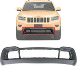 Front Bumper Grille Center Textured Plastic For 2014-2016 Jeep Grand Cherokee