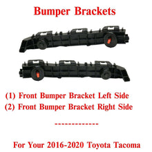 Load image into Gallery viewer, Front Bumper Cover Retainer Brackets Left &amp; Right Side For 2016-2020 Toyota Tacoma