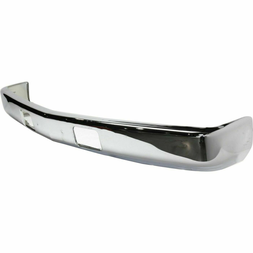 Front Bumper Face Bar Chrome Steel w/ Air Intake Holes For 1988-2000 Chevrolet