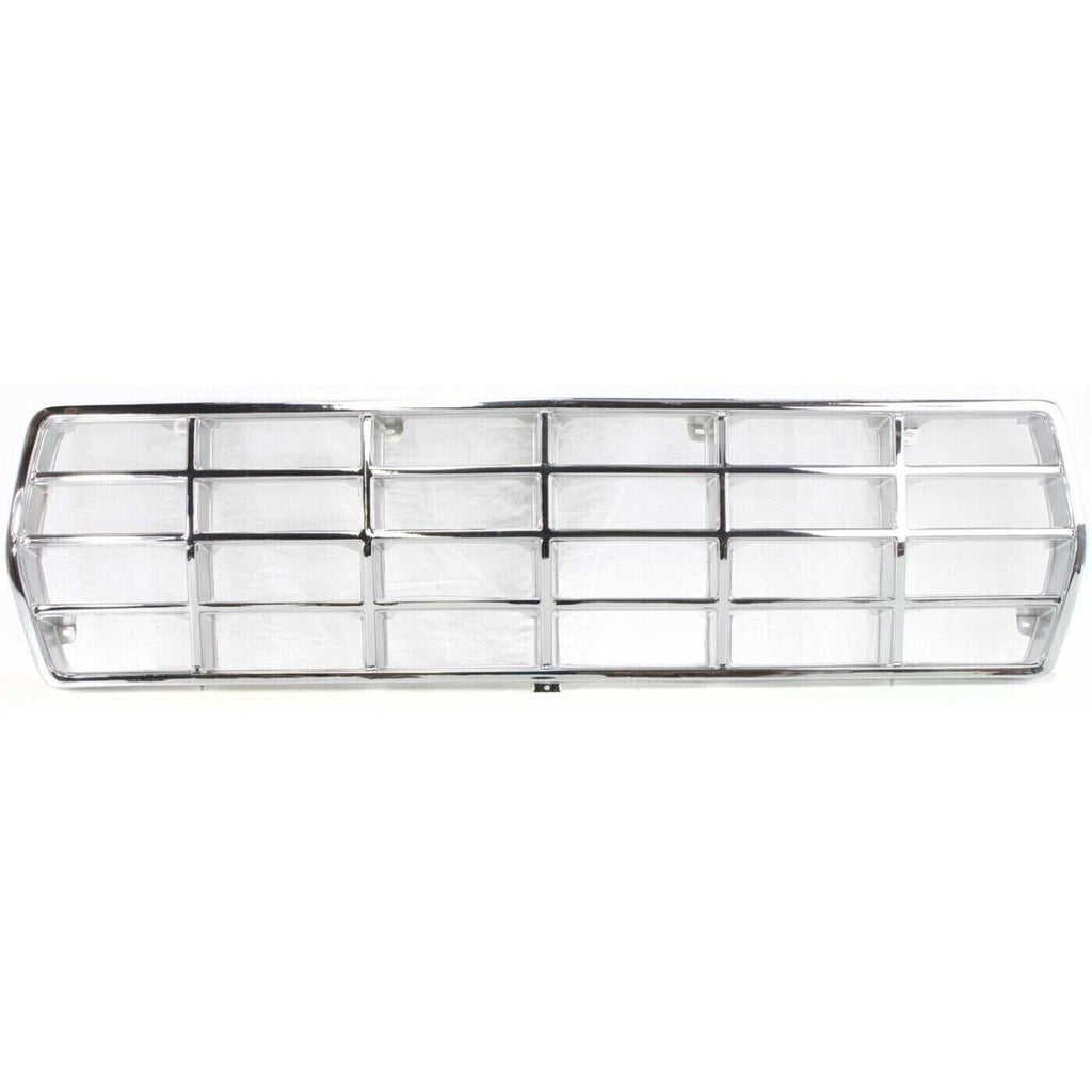 Front Grille Chrome Shell & Insert Plastic For 1978-1979 Ford F-Series / Bronco