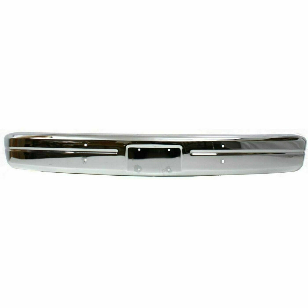 Front Bumper Face Bar Chrome Steel For 1986-1993 Dodge D250 W250