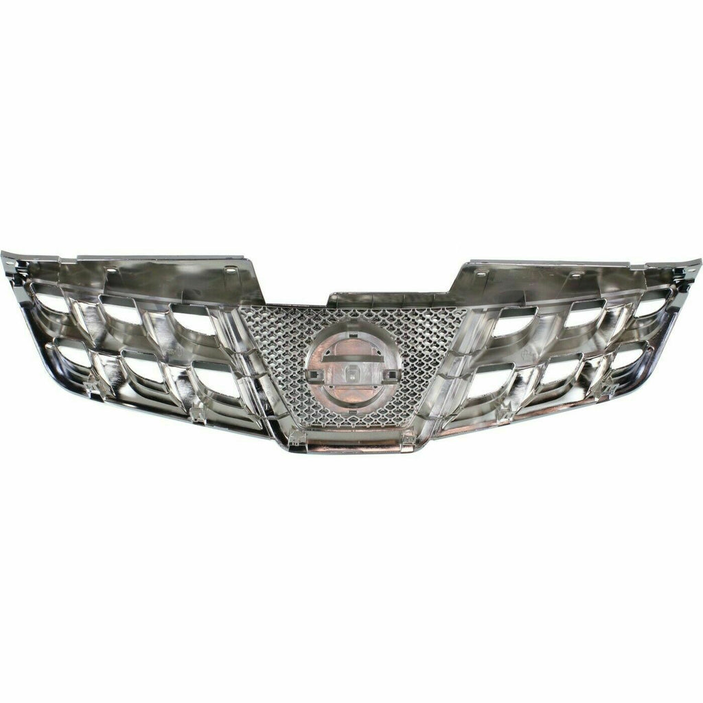 Front Grille Chrome Shell Primed Insert For 11-13 Nissan Rogue 14-15 Select