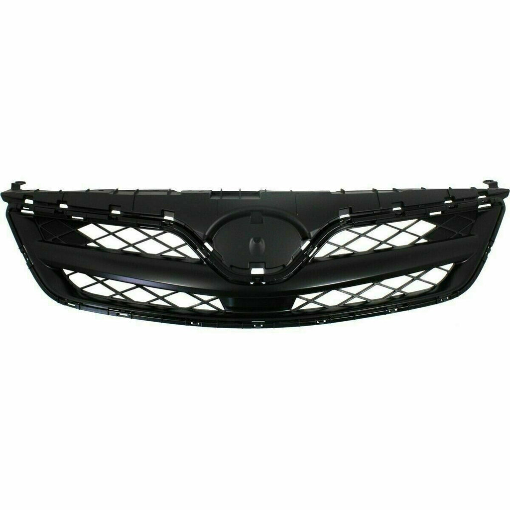 Front Upper Grille Primed & Bumper Grille Textured For 2011-13 Toyota Corolla