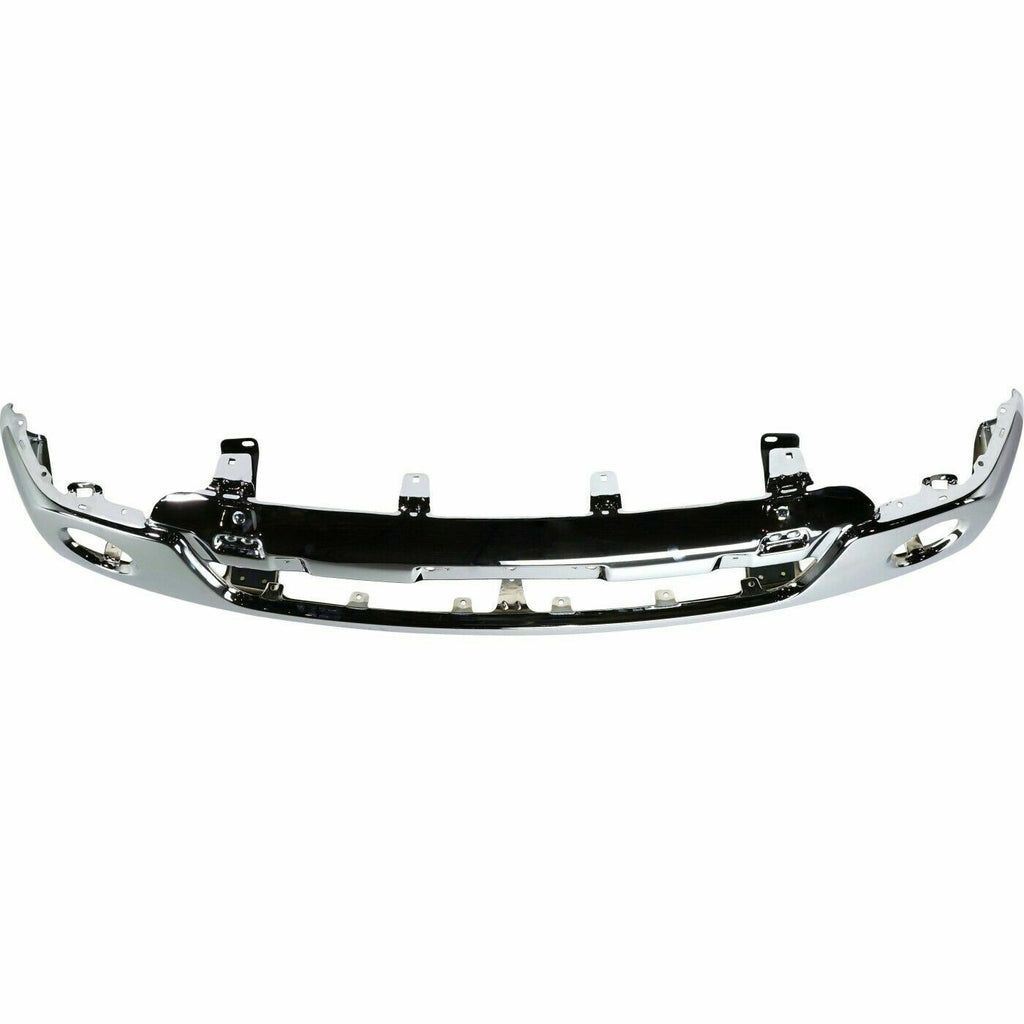 Front Bumper Lower Chrome Steel w/ Fog Light Holes For 2005-2008 Nissan Frontier