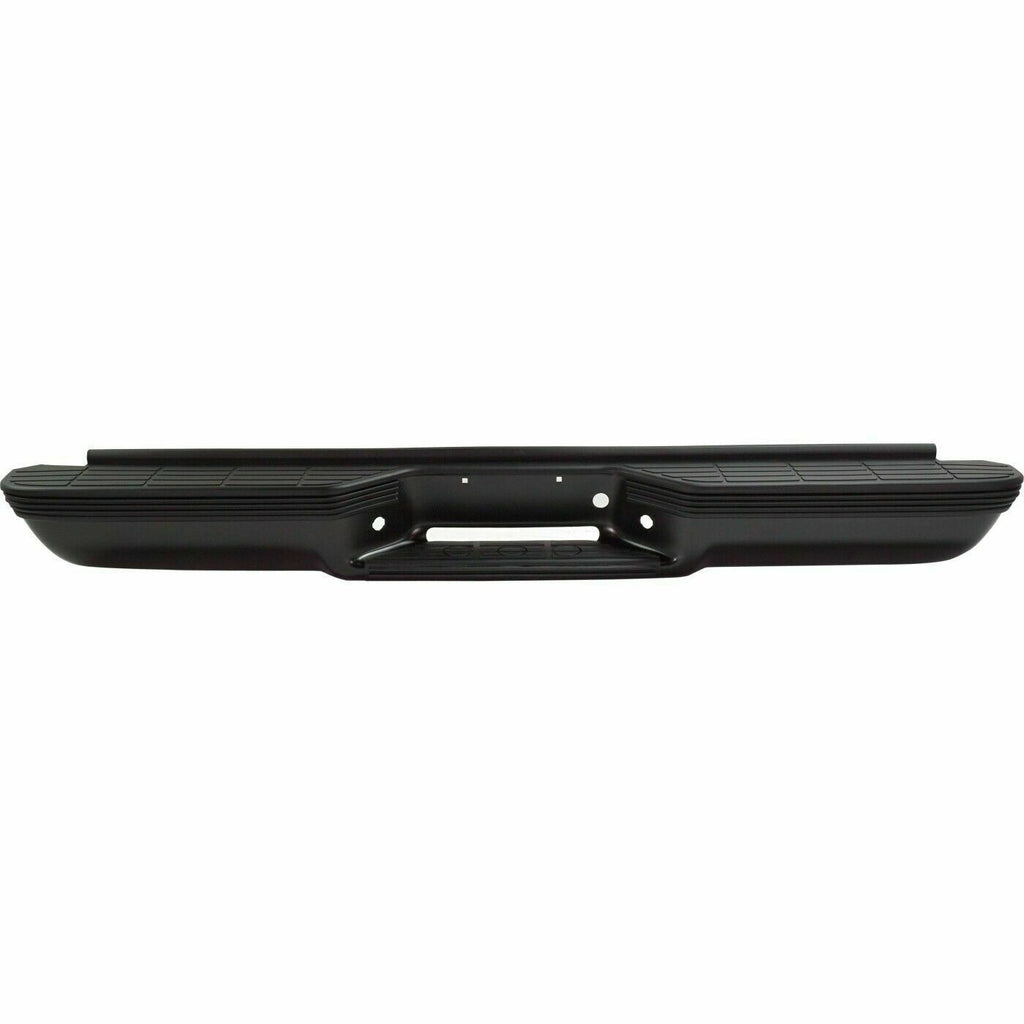 Rear Bumper Step Pad Assembly Powdercoated Black For 92-99 Chevrolet / GMC C1500