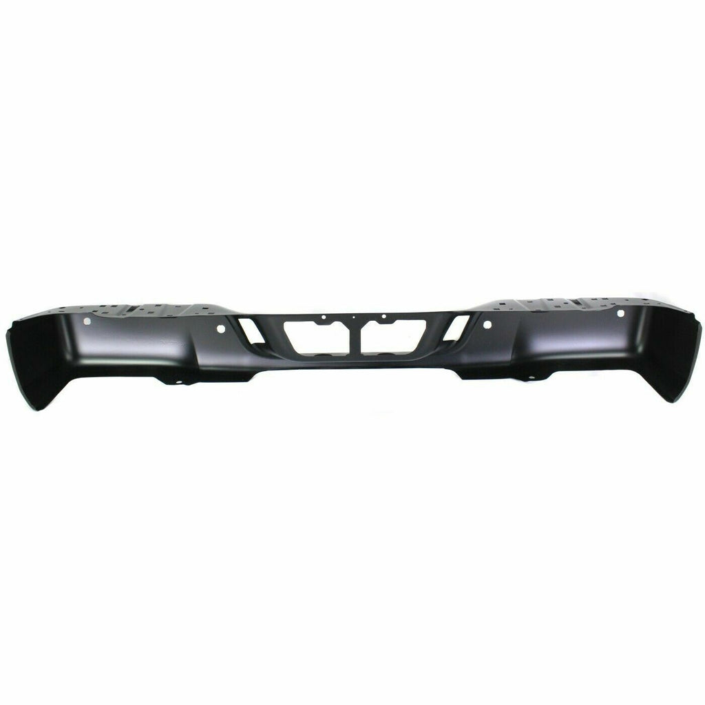 Step Bumper Fleet Side With Sensor Holes Primed Steel For 2007-13 Toyota Tundra