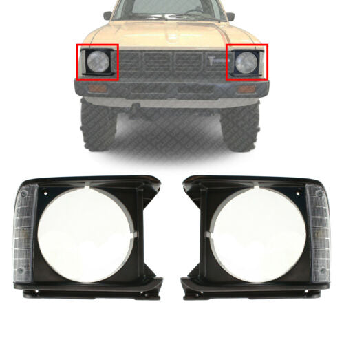 Head Lamps Door Left Driver & Right Passenger Side For 1979-1981 Toyota Pickup