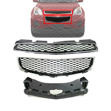 Load image into Gallery viewer, Bumper Grilles Chrome &amp; Bumper Support Bracket For 2010-2015 Chevrolet Equinox 0
